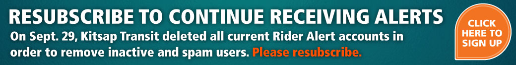 resubscribe to rider alerts - all accounts deleted on Sept. 29, 2024