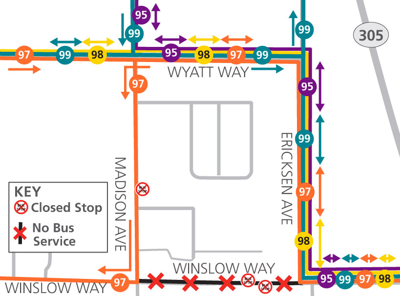 Winslow Way St. closure Halloween 2024